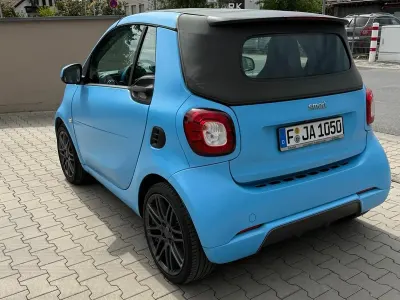 Begagnad Smart ForTwo Cabrio Brabus 90 HK (66 kW) 2016 Blå Cab