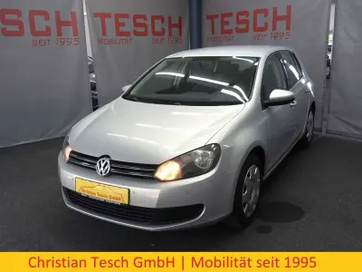 Gebraucht VW Golf VI Comfortline 80 PS (58 kW) 2009 Silber Kleinwagen