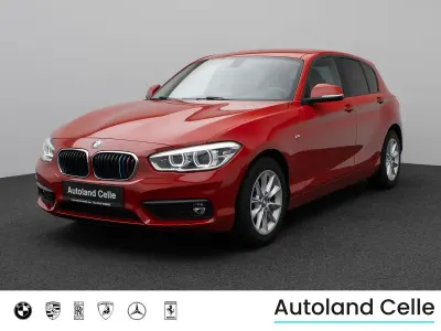 Gebraucht BMW 118 Advantage 136 PS (100 kW) 2018 Melbourne rot metallic a7schwarz Kleinwagen