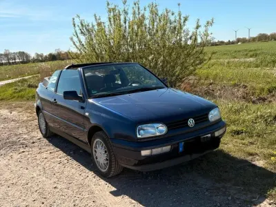 Brugt VW Golf Cabriolet 75 HK (55 kW) 1997 Blå Cabriolet
