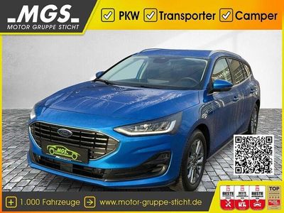 Gebraucht Ford Focus Titanium 125 PS (91 kW) 2024 Desert island blue metallic (metallic) Kombi