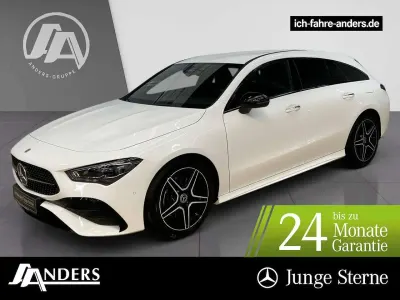 Brugt Mercedes CLA200 Shooting Brake AMG 163 HK (119 kW) 2025 Hvid Stationcar