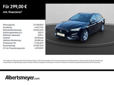 Usata Seat Leon FR 204 CV (150 kW) 2022 Nero Station wagon