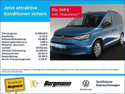 Gebraucht VW Caddy Life 102 PS (75 kW) 2025 Blau / costa azul Van / Kleinbus