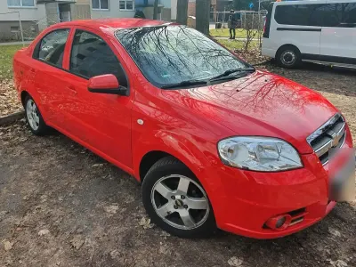 Gebraucht Chevrolet Aveo 2006 Rot Limousine