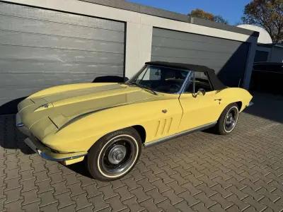 Occasion Chevrolet Corvette C2 234 PK (172 kW) 1965 Geel Cabriolet
