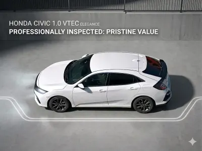 Käytetty Honda Civic 126 HP (92 kW) 2022 Valkoinen Sedan