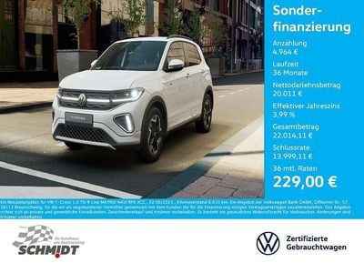 Gebraucht VW T-Cross R-line 116 PS (85 kW) 2025 Weiß SUV