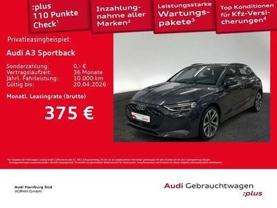 Gebraucht Audi A3 204 PS (150 kW) 2025 H1 manhattangrau metallic Limousine