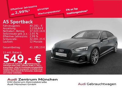 Gebraucht Audi A5 S-Line 265 PS (194 kW) 2023 Daytonagrau perleffekt Coupé