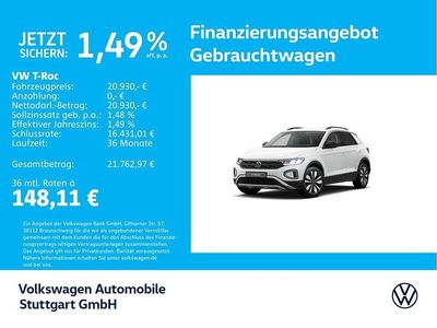 Second-hand VW T-Roc Life 116 CP (85 kW) 2025 Alb SUV