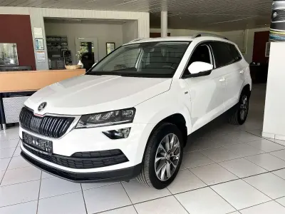 Gebraucht Skoda Karoq Clever 116 PS (85 kW) 2021 Weiß SUV