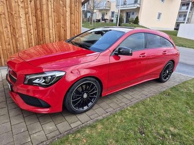 Rot Gebraucht 2016 Mercedes CLA250 Shooting Brake AMG line Kombi | 14.900 € (Fairer Preis)
