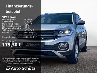 Gebraucht VW T-Cross Style 150 PS (110 kW) 2022 Reflexsilber metallic SUV