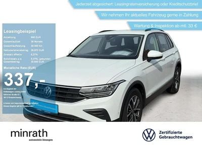 Usata VW Tiguan Life 110 CV (80 kW) 2023 Bianco SUV