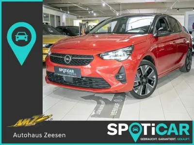 Używany Opel Corsa-e Ultimate 100 kW (136 KM) 2022 Czerwony Hatchback