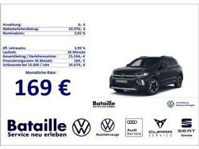 Gebraucht VW T-Cross R-line 116 PS (85 kW) 2025 Schwarz SUV