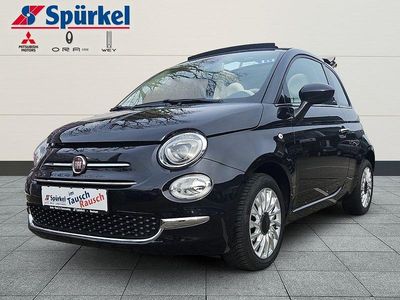 Gebraucht Fiat 500C Lounge 69 PS (50 kW) 2019 Vesuvio schwarz) (schwarz Cabrio