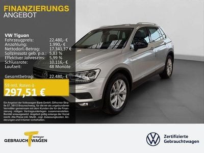 Gebraucht VW Tiguan IQ Drive 150 PS (110 kW) 2019 Silber SUV