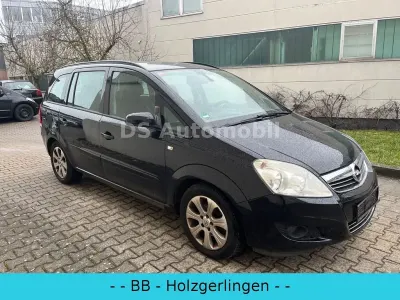 Gebraucht Opel Zafira Edition 116 PS (85 kW) 2008 Schwarz Van / Kleinbus