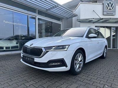 Gebraucht Skoda Octavia First Edition 150 PS (110 kW) 2021 Moon weiß metallic Kombi