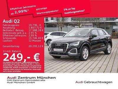 Schwarz Gebraucht 2022 Audi Q2 Advanced SUV | 19.237 € (Guter Preis)