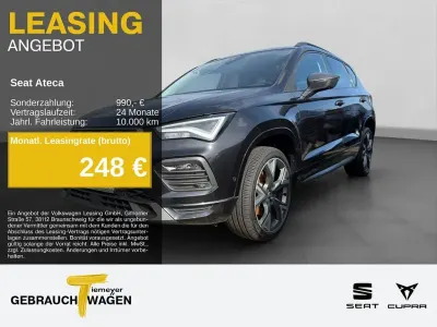 Gebraucht Seat Ateca FR 150 PS (110 kW) 2022 Schwarz SUV