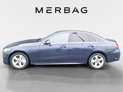 Blau Gebraucht 2022 Mercedes C300e AMG Limousine | 36.980 € (Etwas zu teuer)