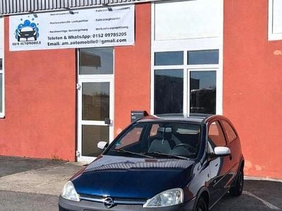 Brugt Opel Corsa Comfort 75 HK (55 kW) 2003 Blå Hatchback