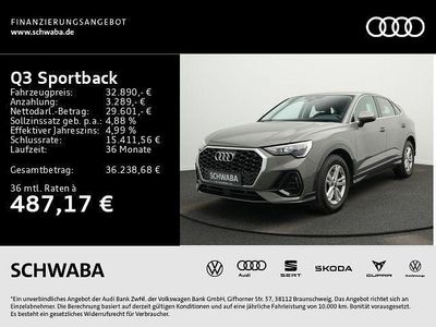 Chronosgrau metallic Gebraucht 2022 Audi Q3 Sportback Ambiente SUV | 31.390 € (Guter Preis)