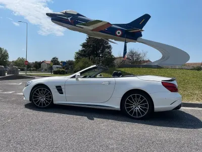 Gebraucht Mercedes SL400 AMG 367 PS (269 kW) 2018 Weiß Cabrio
