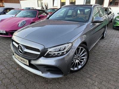 Grau Gebraucht 2018 Mercedes C180 AMG Kombi | 22.999 € (Etwas zu teuer)