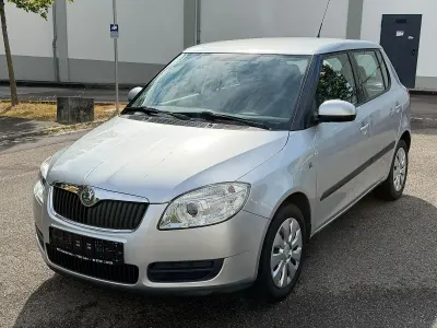 Gebraucht Skoda Fabia Ambiente 86 PS (63 kW) 2009 Silber Kleinwagen