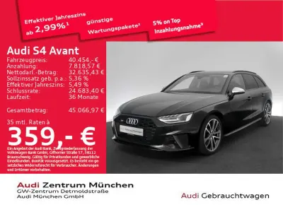 Gebraucht Audi S4 Design 341 PS (250 kW) 2023 Mythosschwarz metallic Kombi