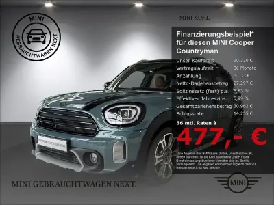 Occasion Mini Cooper Countryman 136 ch (100 kW) 2023 Vert SUV
