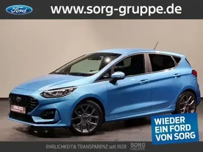 Gebraucht Ford Fiesta ST-Line 125 PS (91 kW) 2022 Blau, boundless blue metallic Kleinwagen