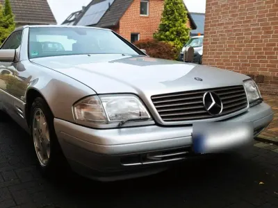 Gebraucht Mercedes SL320 231 PS (169 kW) 1997 Silber Cabrio