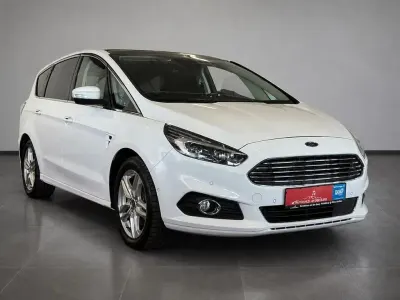 Gebraucht Ford S-MAX Titanium 190 PS (139 kW) 2019 Weiß Van / Kleinbus