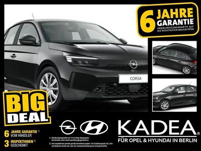 Neu Opel Corsa Edition 110 PS (80 kW) 2025 Lackierung schwarz perla nera/ Kleinwagen