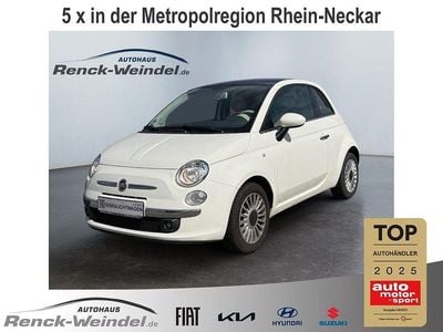 Gebraucht Fiat 500 Lounge 69 PS (50 kW) 2012 Weiss Kleinwagen