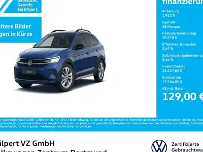 Gebraucht VW Taigo Goal 150 PS (110 kW) 2025 Reef blue metallic SUV