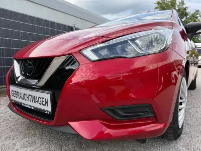 Used Nissan Micra Visia+ 90 HP (66 kW) 2018 Red Hatchback