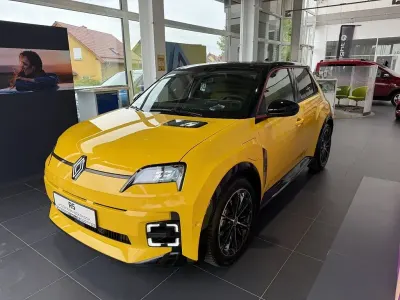 Neu Renault 5 E-Tech Iconic 89 kW (122 PS) 2026 Pop yellow + black pearlschwa Limousine