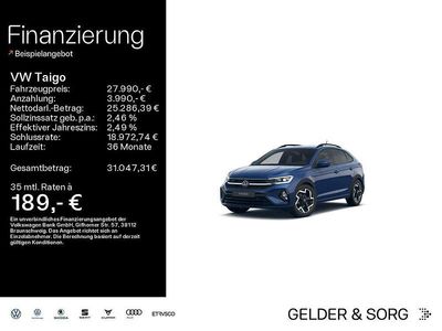 Occasion VW Taigo R-line 150 PK (110 kW) 2025 Blauw SUV