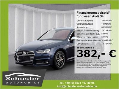 Usata Audi S4 Ambiente 354 CV (260 kW) 2018 Blu Station wagon