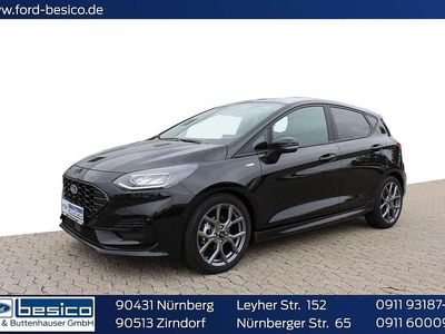 Gebraucht Ford Fiesta ST-Line X 125 PS (91 kW) 2023 Obsidianschwarz metallic Kleinwagen
