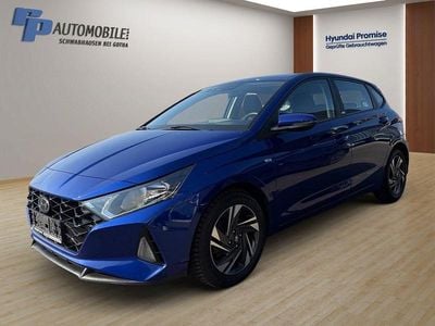 Gebraucht Hyundai i20 Intro Edition 101 PS (74 kW) 2021 Blau Kleinwagen