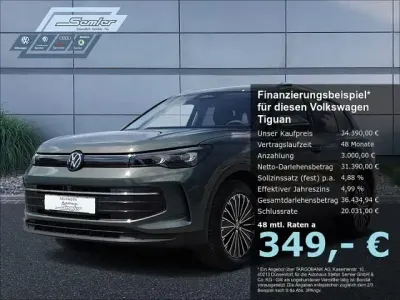 Gebraucht VW Tiguan Life 150 PS (110 kW) 2024 Grün SUV