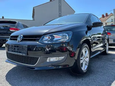 Gebraucht VW Polo Match 90 PS (66 kW) 2012 Schwarz Kleinwagen