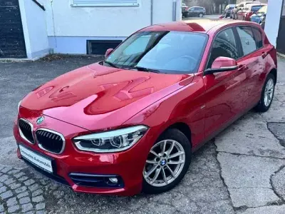 Usata BMW 118 Sport Line 136 CV (100 kW) 2016 Rosso Utilitaria